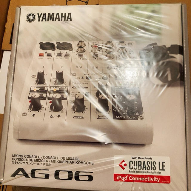 YAMAHA ヤマハ ミキシングコンソール ag06