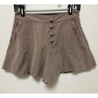 シマムラ(しまむら)のしまむら ショートパンツ キュロットパンツ グレージュ グレー M(ショートパンツ)