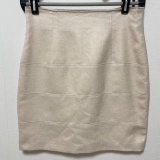 シマムラ(しまむら)のしまむら タイトスカート オフホワイト 64cm(ひざ丈スカート)
