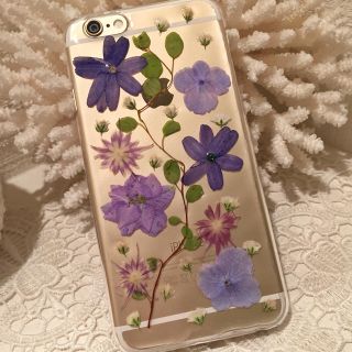 ローズバッド(ROSE BUD)の♡押し花iphone6ケース♡(iPhoneケース)