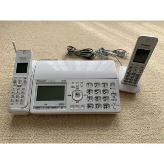 パナソニック(Panasonic)の【美品】パナソニック FAX おたっくす KX-PZ500DL-W [ホワイト](その他)