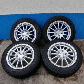 ダンロップ(DUNLOP)のWINTER MAXX 205/55R16 1 ｼｰｽﾞﾝ使用! ﾌﾟｼﾞｮｰに(タイヤ・ホイールセット)