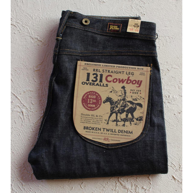 RRL - 品*RRL*限定 131カウボーイ ジーンズ リジッドデニム W30 RRL - 品*RRL*限定 131カウボーイ ジーンズ リジッドデニム W30