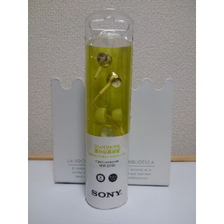 ソニー(SONY)の【新品】ソニー  SONY  イヤホン / MDR-EX155 イエロー(ヘッドフォン/イヤフォン)