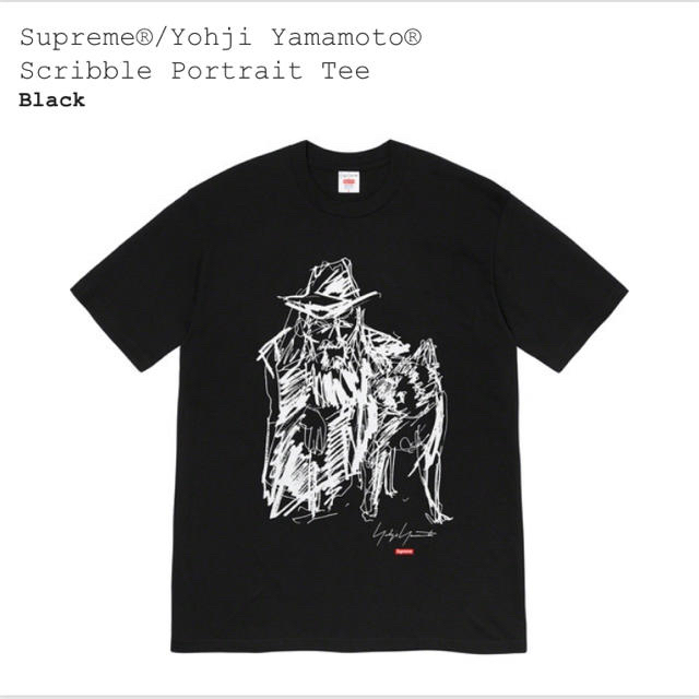 Supreme(シュプリーム)の【week4 20fw】Yohji Yamamoto Portrait Tee メンズのトップス(Tシャツ/カットソー(半袖/袖なし))の商品写真