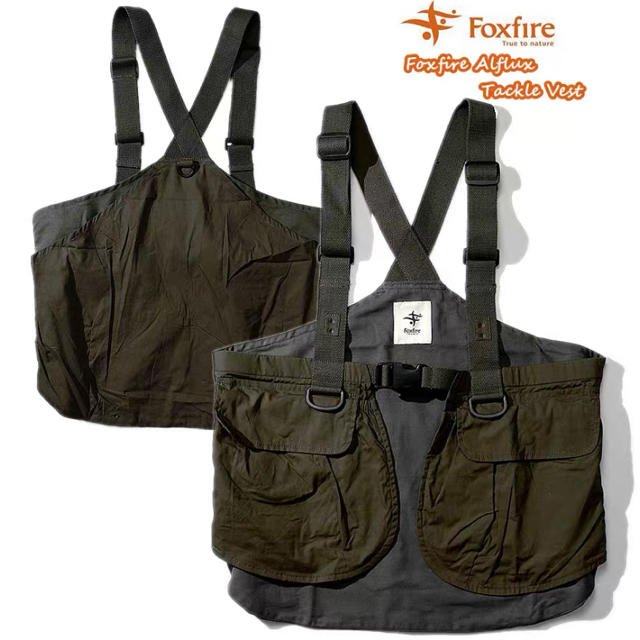 Foxfire（フォックスファイヤー）フィッシングベスト　オリーブ登山用品