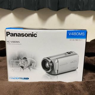 パナソニック(Panasonic)の【新品未使用】デジタルハイビジョンビデオカメラ HC-V480MS(ビデオカメラ)