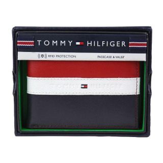 トミーヒルフィガー(TOMMY HILFIGER)のTOMMY HILFIGER レザー 折りたたみ財布(折り財布)