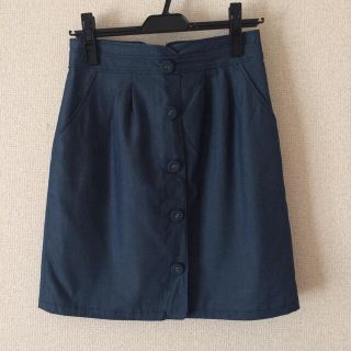 ミッシュマッシュ(MISCH MASCH)のミッシュほぼ新品＊デニム調スカート(ひざ丈スカート)