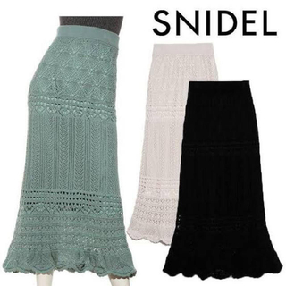 スナイデル(SNIDEL)のSNIDEL クロシェライクニット　セット(セット/コーデ)