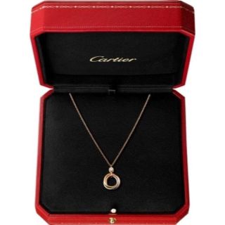 カルティエ(Cartier)のCartier カルティエ K18YG/WG/PG トリニティネックレス (ネックレス)