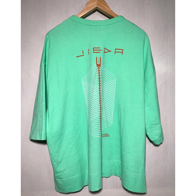 Jieda(ジエダ)のJieDa GEOMETRIC BIG PRINT T-SHIRT GREEN メンズのトップス(Tシャツ/カットソー(半袖/袖なし))の商品写真