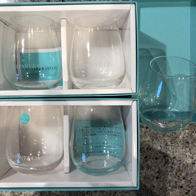 Tiffany & Co.(ティファニー)のティファニー⭐︎タンブラー　グラス　5個 インテリア/住まい/日用品のキッチン/食器(グラス/カップ)の商品写真