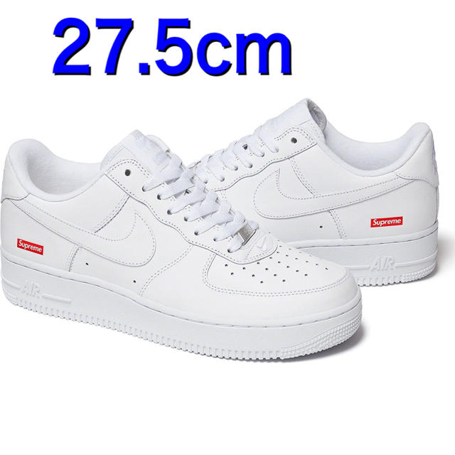 【27.5cm】Supreme Nike Air Force 1 Low 白靴/シューズ