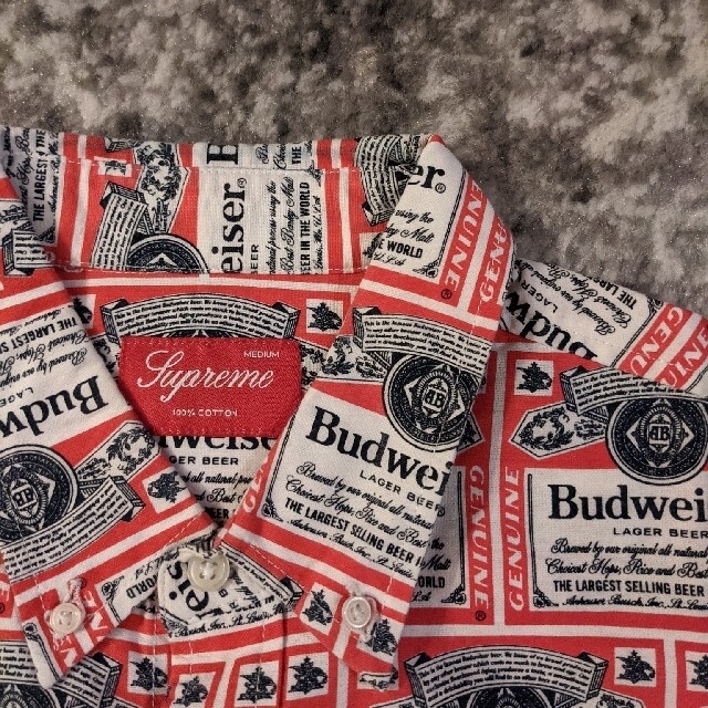 Supreme × Budweiser Shirt シャツ M バドワイザー | www.innoveering.net