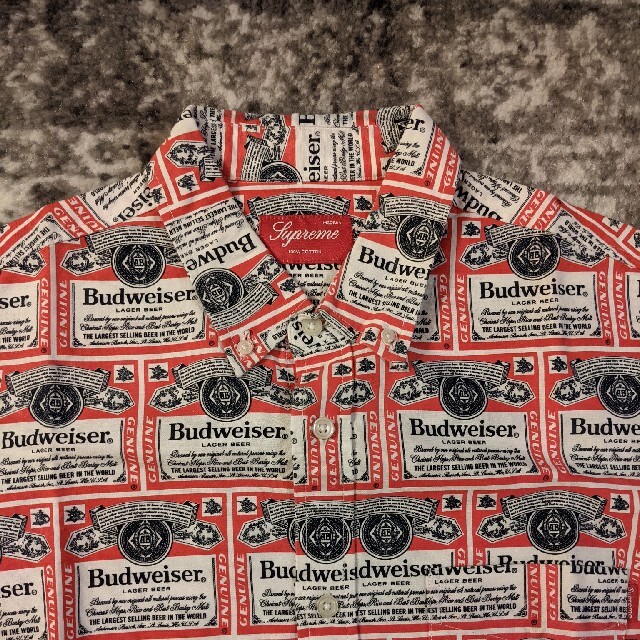 Supreme × Budweiser Shirt シャツ M バドワイザー | www.innoveering.net