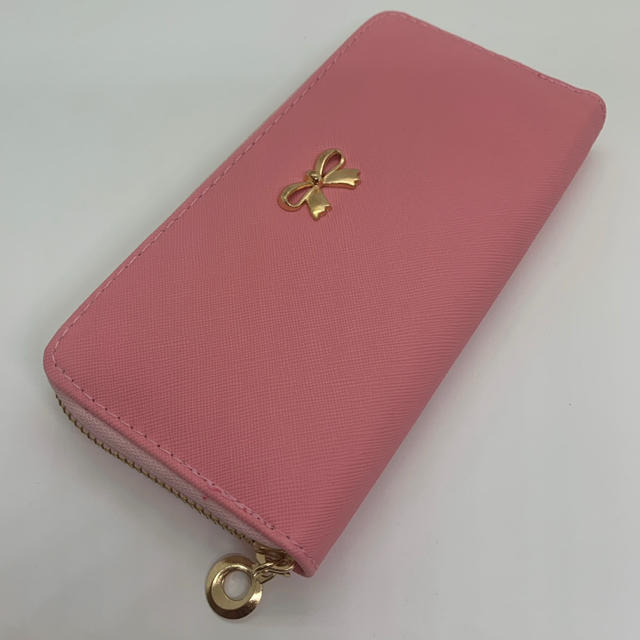 新入荷❗　新品　リボン 長財布　レディース　メンズ　トレンド　高級感　送料無料 レディースのファッション小物(財布)の商品写真