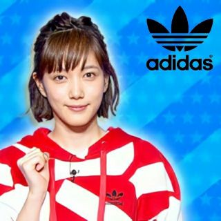 adidas originals 総柄 パーカー Lサイズ 本田翼着用