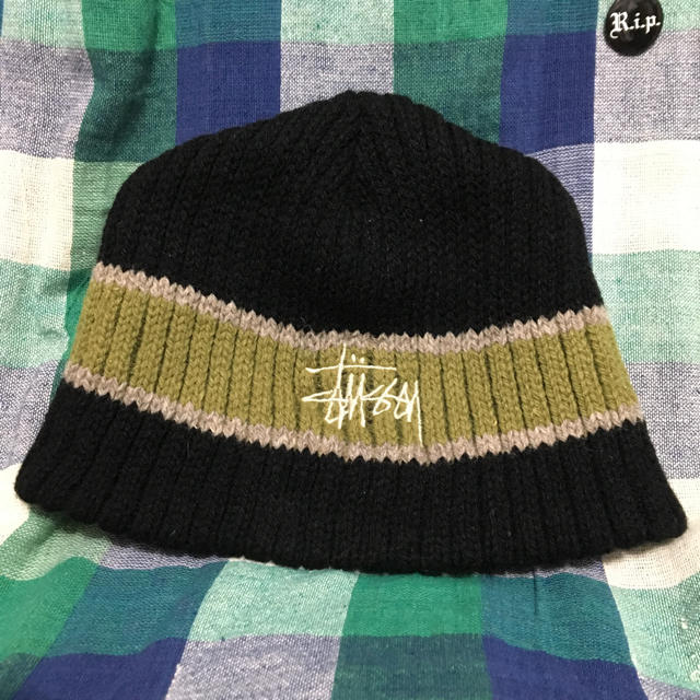 STUSSY(ステューシー)のstussy ニットキャップ ウールビーニー オールド ストリート ステューシー メンズの帽子(ニット帽/ビーニー)の商品写真