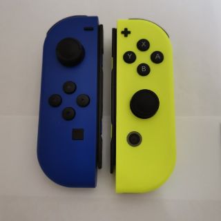 Nintendo Switch - Joy-Con (L) / (R) ブルー ネオンイエロー ジョイコンの通販｜ラクマ