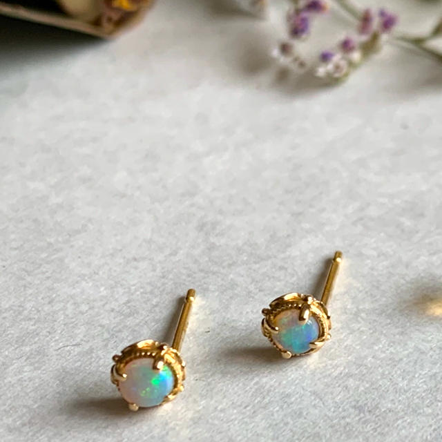 レイなオパ agete ピアス*アガット の通販 by snow |アガットなら
