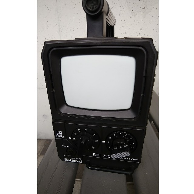 ナショナル テレビ　TransAm 5型　TR-509E 　 昭和レトロ スマホ/家電/カメラのテレビ/映像機器(テレビ)の商品写真