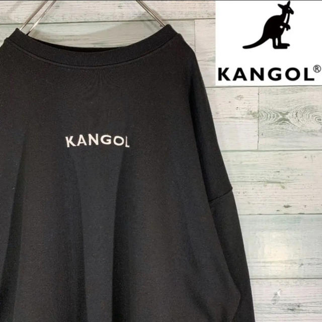 KANGOL(カンゴール)のKANGOL カンゴール オーバーシルエット スウェット 刺繍ロゴ 古着ミックス メンズのトップス(スウェット)の商品写真