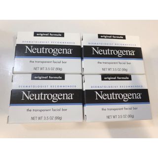 ニュートロジーナ(Neutrogena)のニュートロジーナ 洗顔石鹸　4個セット　Neutrogena(洗顔料)