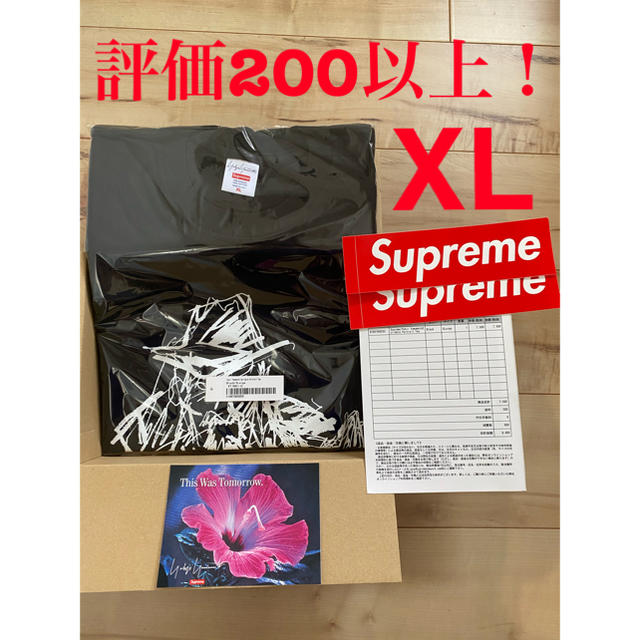 Supreme Yohji Yamamoto Portrait Tee 黒 XL