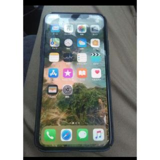 アップル(Apple)のiPhone X スペースグレイ 64ギガ(スマートフォン本体)