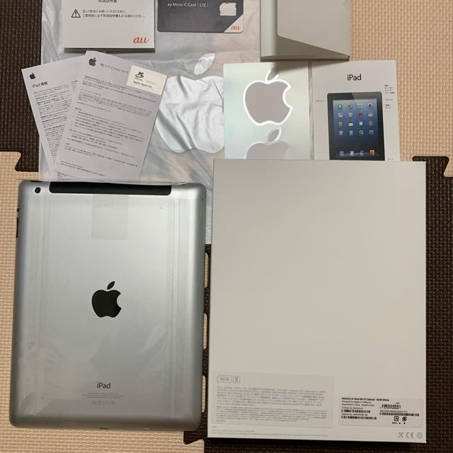 【美品】iPad4 Wi-Fi+Cellular 16GB 2