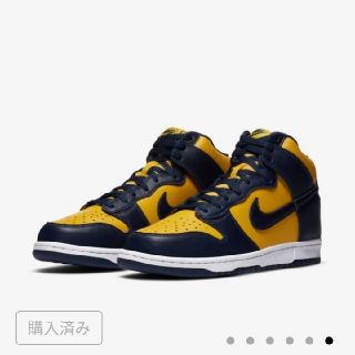 ナイキ(NIKE)のsnkrs当選品  nike dunk high(スニーカー)