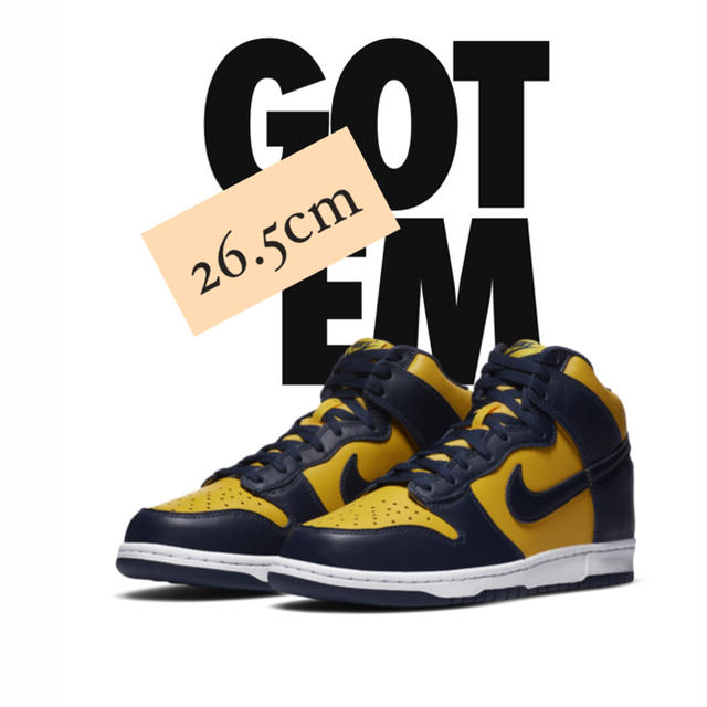 【26.5cm】NIKE   dunk high MICHIGAN