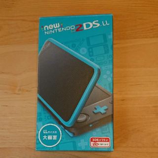 ニンテンドー2DS(ニンテンドー2DS)の【Mass様専用】newNintendo2dsll ブラック×ターコイズ(携帯用ゲーム機本体)