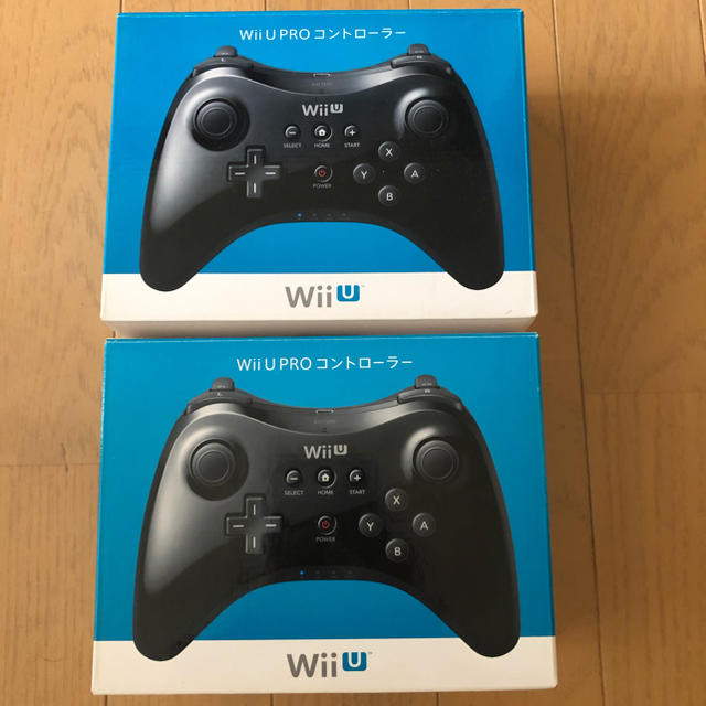 Wii U(ウィーユー)のWiiUコントローラー2個★中古品 エンタメ/ホビーのゲームソフト/ゲーム機本体(家庭用ゲーム機本体)の商品写真