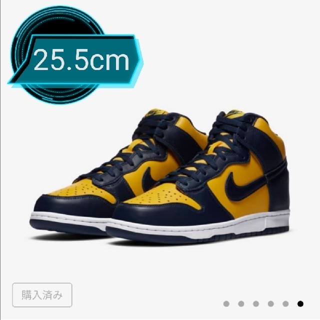 Nike Dunk High SP Michigan (2020) 25.5cm