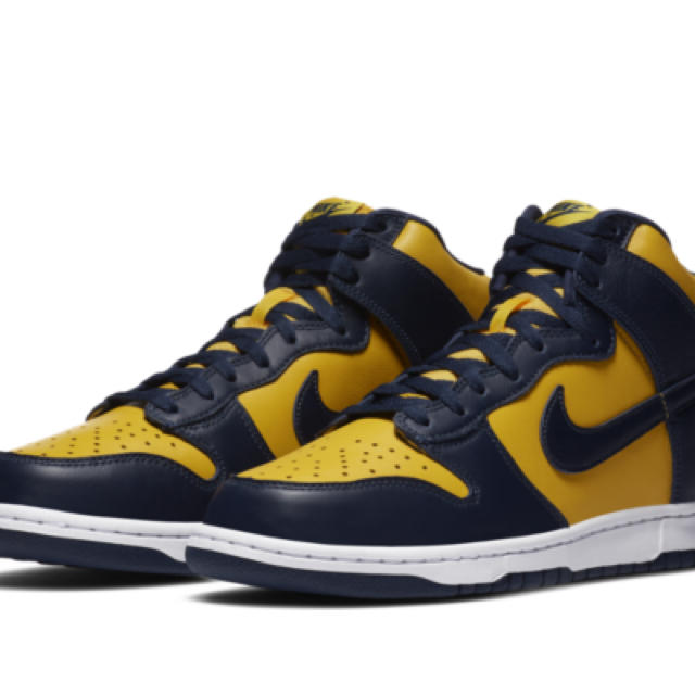 NIKE(ナイキ)のNIKE DUNK HIGH Maize and Blue　26.5cm ダンク メンズの靴/シューズ(スニーカー)の商品写真