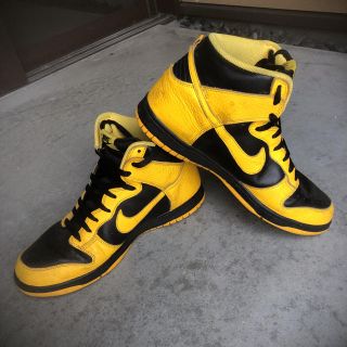 ナイキ(NIKE)のまーしー様専用　Nike air dunk 黄×黒　レア(スニーカー)