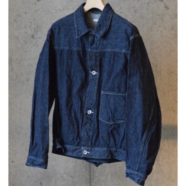 COMOLI(コモリ)のcomoli デニムジャケット20aw サイズ1 コモリ メンズのジャケット/アウター(Gジャン/デニムジャケット)の商品写真