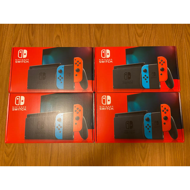 Nintendo任天堂 ニンテンドースイッチ 本体 ネオン 4台セット