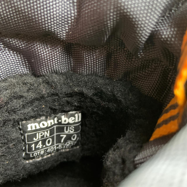 mont bell(モンベル)のモンベル　キッズ　スノーブーツ　14㎝ キッズ/ベビー/マタニティのベビー靴/シューズ(~14cm)(ブーツ)の商品写真