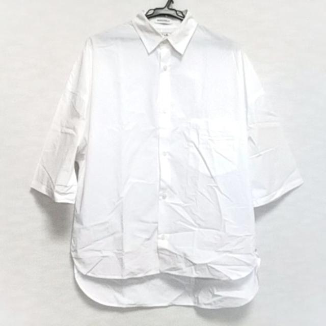 マディソンブルー 半袖シャツ メンズ - 白シャツ