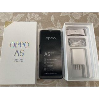 ラクテン(Rakuten)の【送料込】OPPO A5 2020 ブルー(スマートフォン本体)