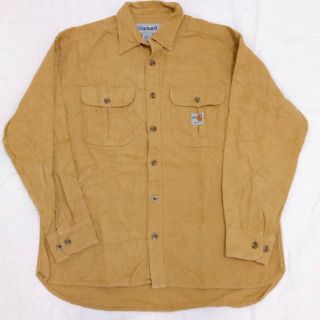 カーハート(carhartt)のcarhartt カーハート FR ワークシャツ ワンポイント ブラウン(シャツ)