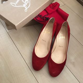 最終値下げ　Cristian louboutin ルブタン　スウェードパンプス(ハイヒール/パンプス)