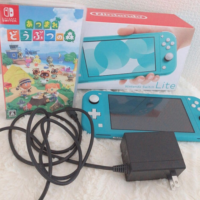 【あつ森ソフト付】ニンテンドー　スイッチライト　ターコイズ