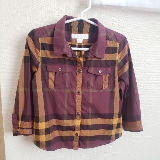 バーバリー(BURBERRY)のBURBERRY　男の子シャツ　2Y（92cm）(ブラウス)