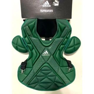 アディダス(adidas)の☆USA限定★USAアディダス☆Pro キャッチャープロテクター☆緑(防具)