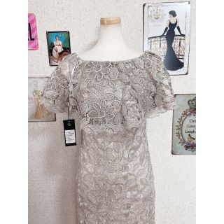 タダシショウジ(TADASHI SHOJI)の4点御専用　新品 4 Tadashi Shoji ドレス BC9634NT(ひざ丈ワンピース)