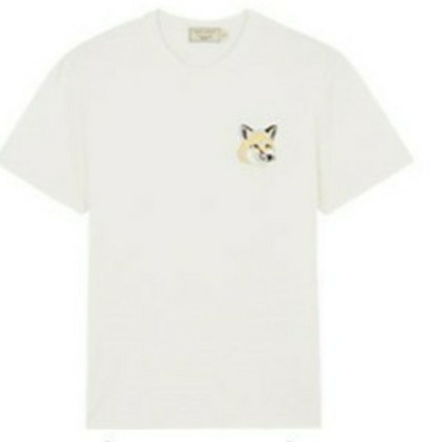 MAISON KITSUNE'(メゾンキツネ)のメゾンキツネパステルフォックスヘッドTシャツSホワイト メンズのトップス(Tシャツ/カットソー(半袖/袖なし))の商品写真